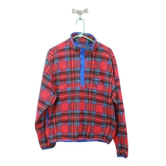 L.L. Bean Sweaters - LL Bean Snap T Fleece Sweater Pullover Colorful Print Women's L Men's M